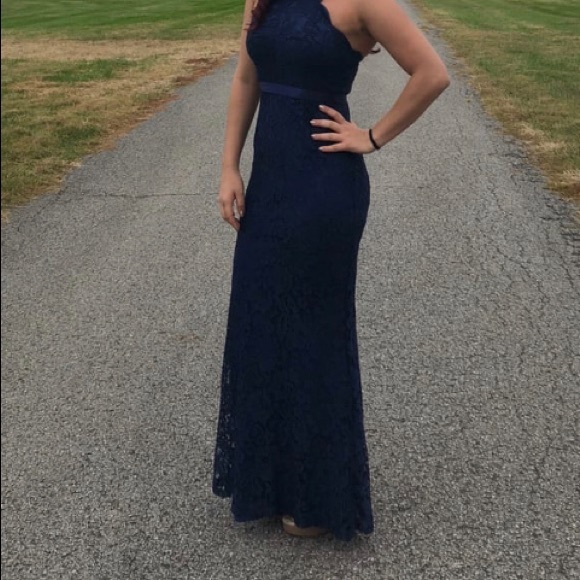 Maxi Dress (Navy Blue) from Lulus - Picture 2 of 3